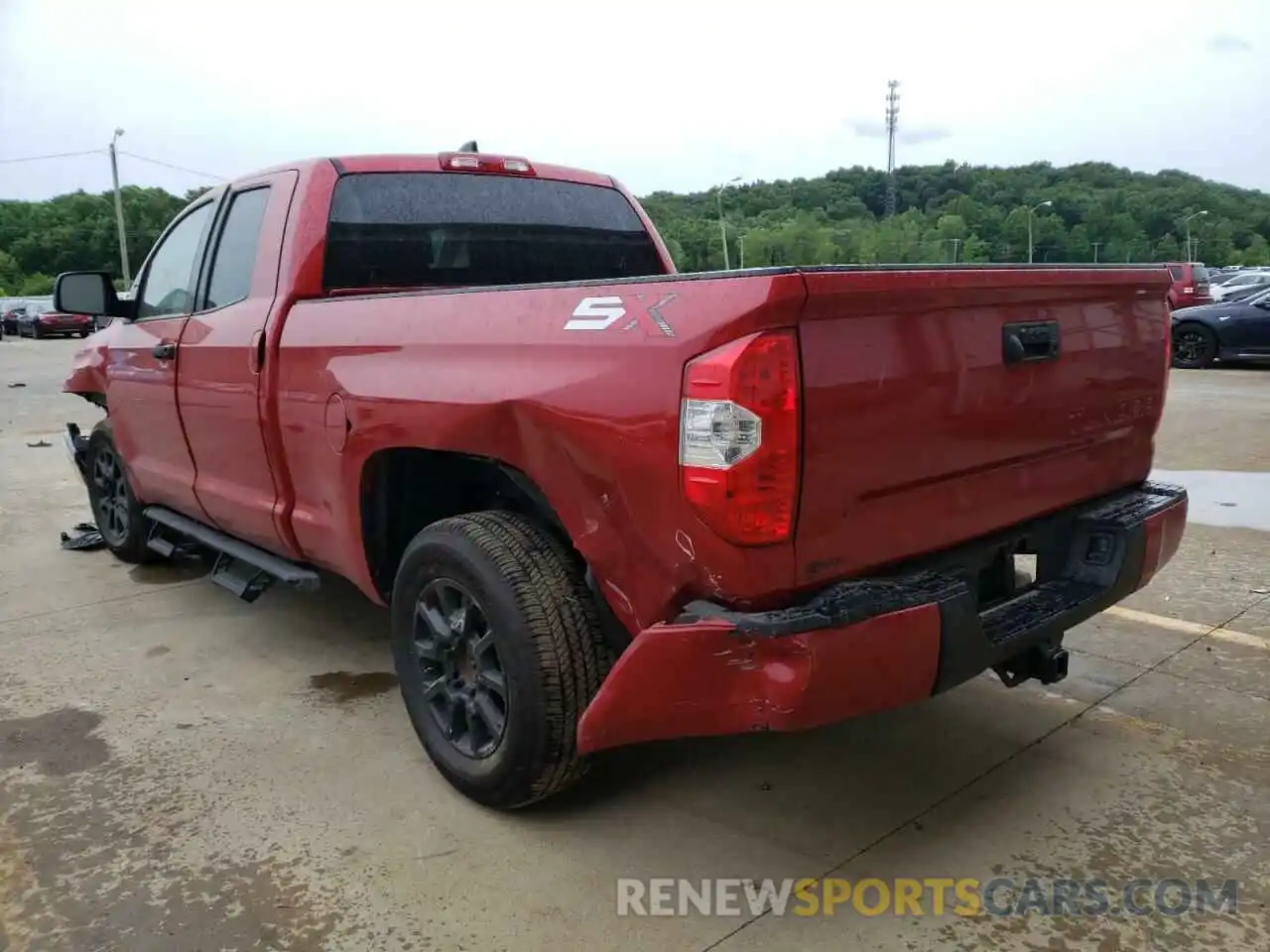 3 Photograph of a damaged car 5TFRY5F15MX299172 TOYOTA TUNDRA 2021