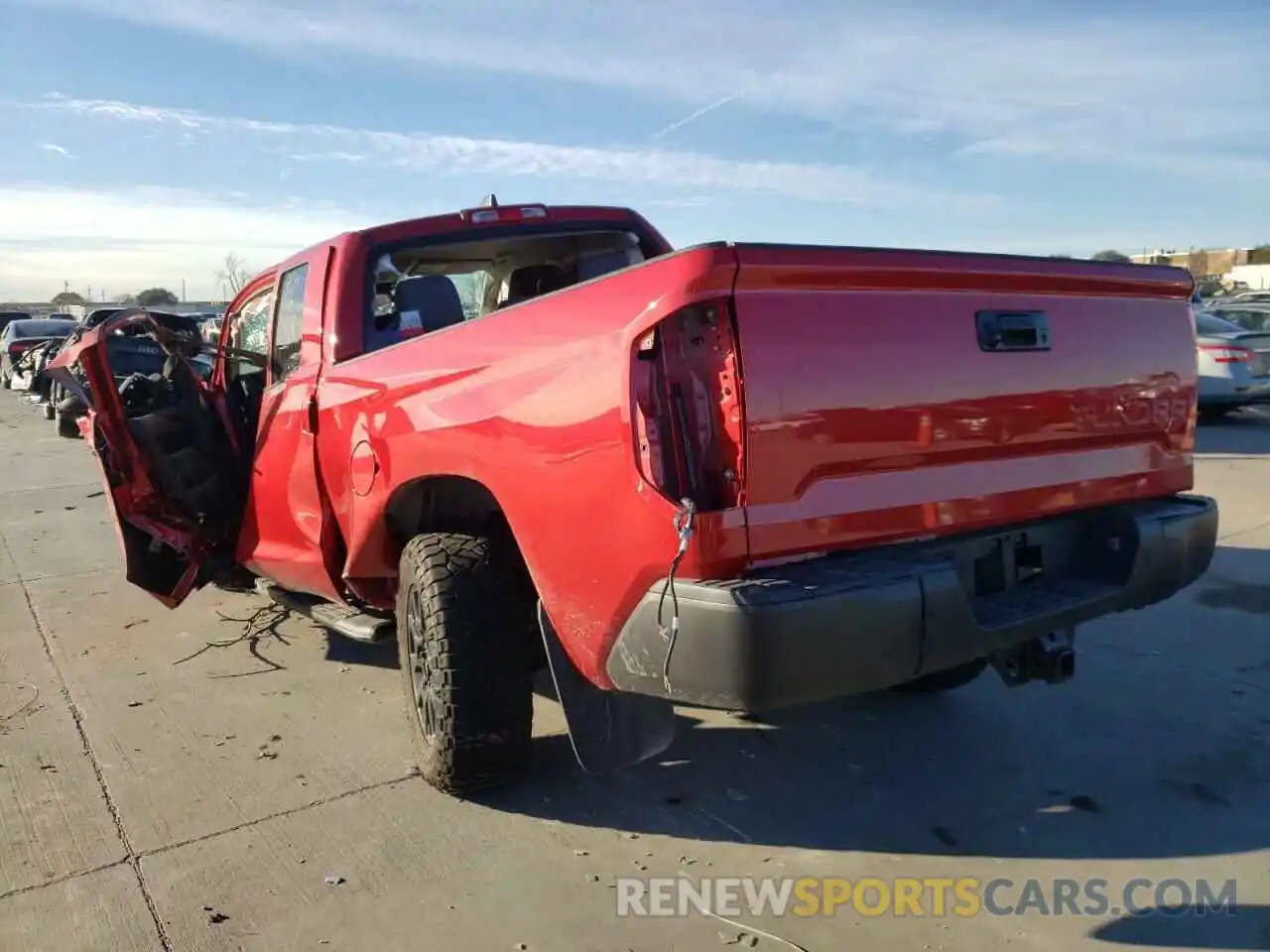 3 Photograph of a damaged car 5TFRY5F16MX281912 TOYOTA TUNDRA 2021