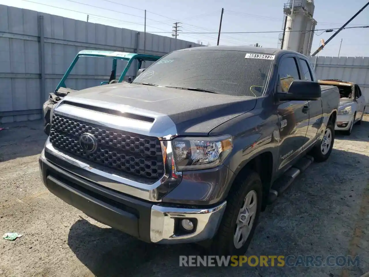 2 Photograph of a damaged car 5TFRY5F17MX281904 TOYOTA TUNDRA 2021