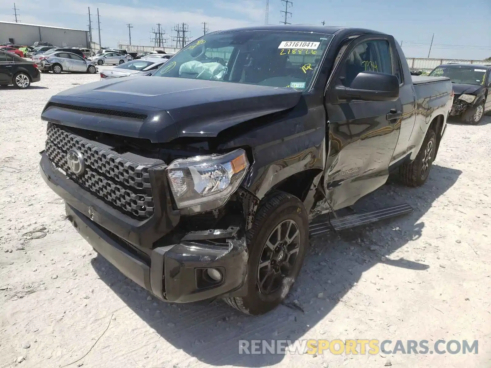 2 Photograph of a damaged car 5TFRY5F19MX278826 TOYOTA TUNDRA 2021