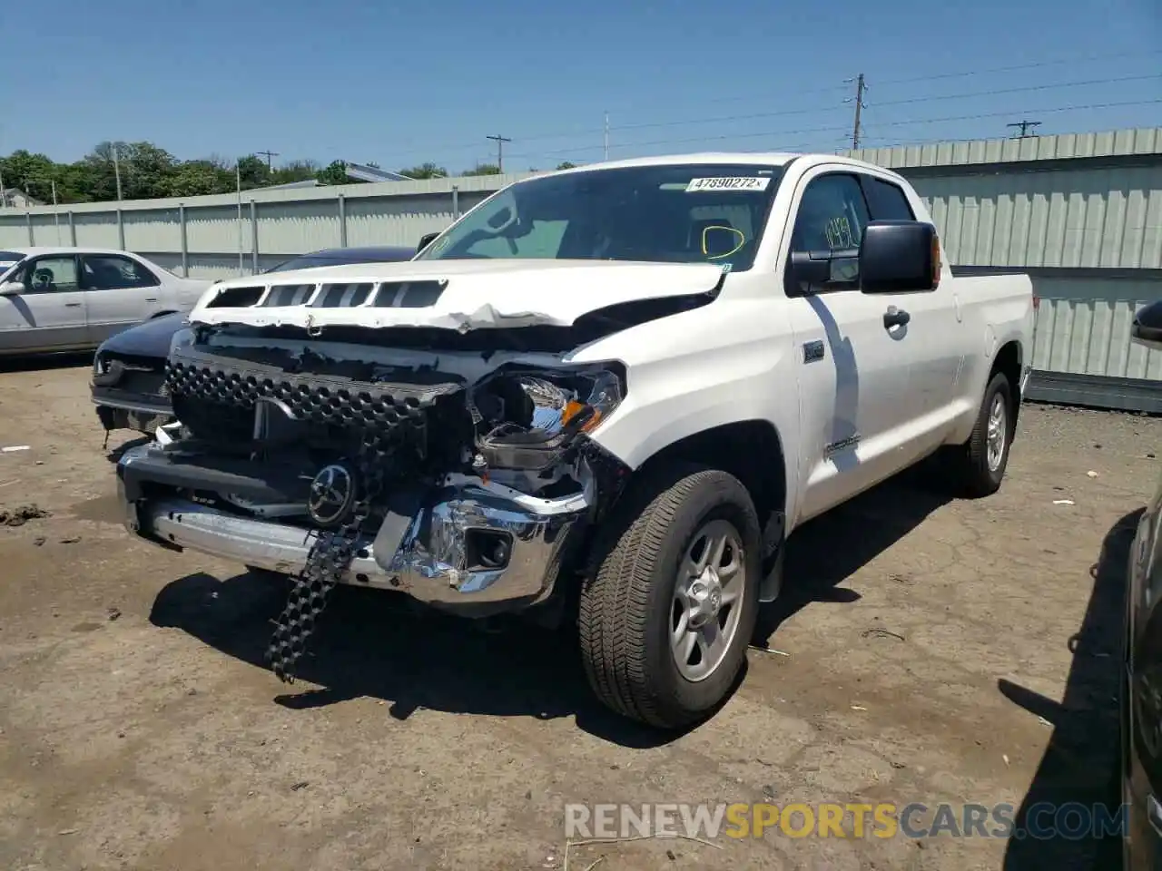 2 Photograph of a damaged car 5TFRY5F1XMX286109 TOYOTA TUNDRA 2021