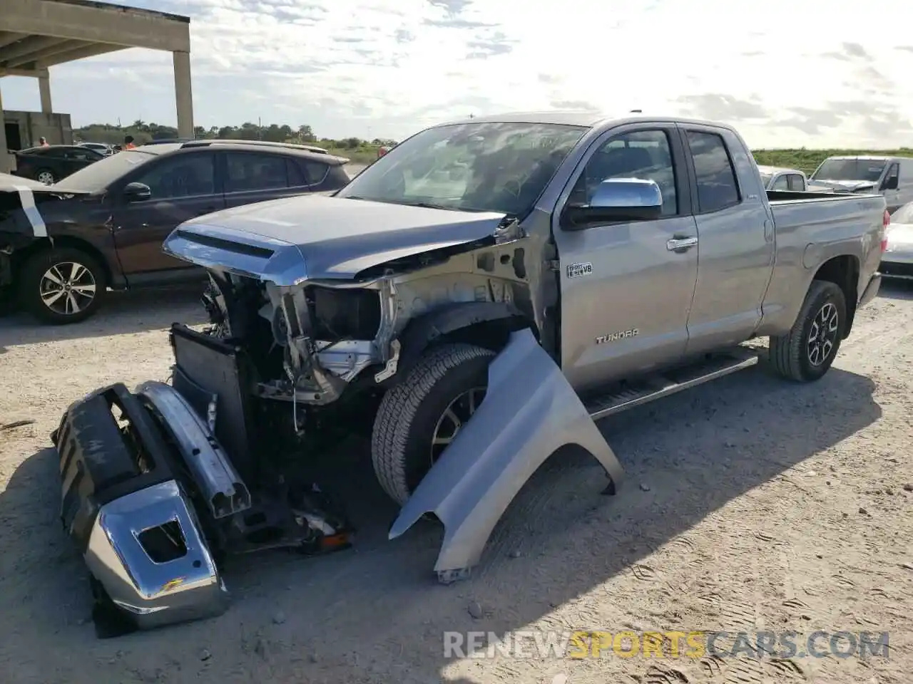 2 Photograph of a damaged car 5TFSY5F11MX285688 TOYOTA TUNDRA 2021