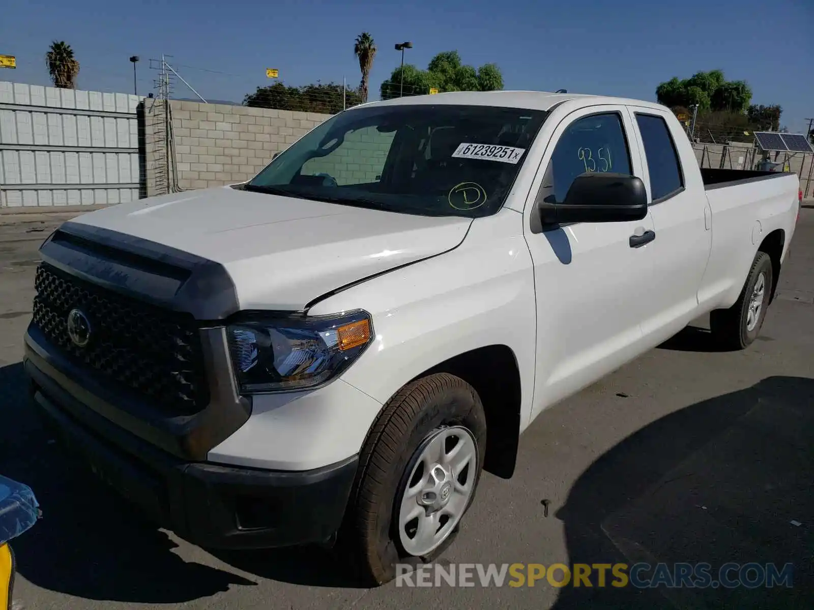 2 Photograph of a damaged car 5TFTY5F18MX011926 TOYOTA TUNDRA 2021