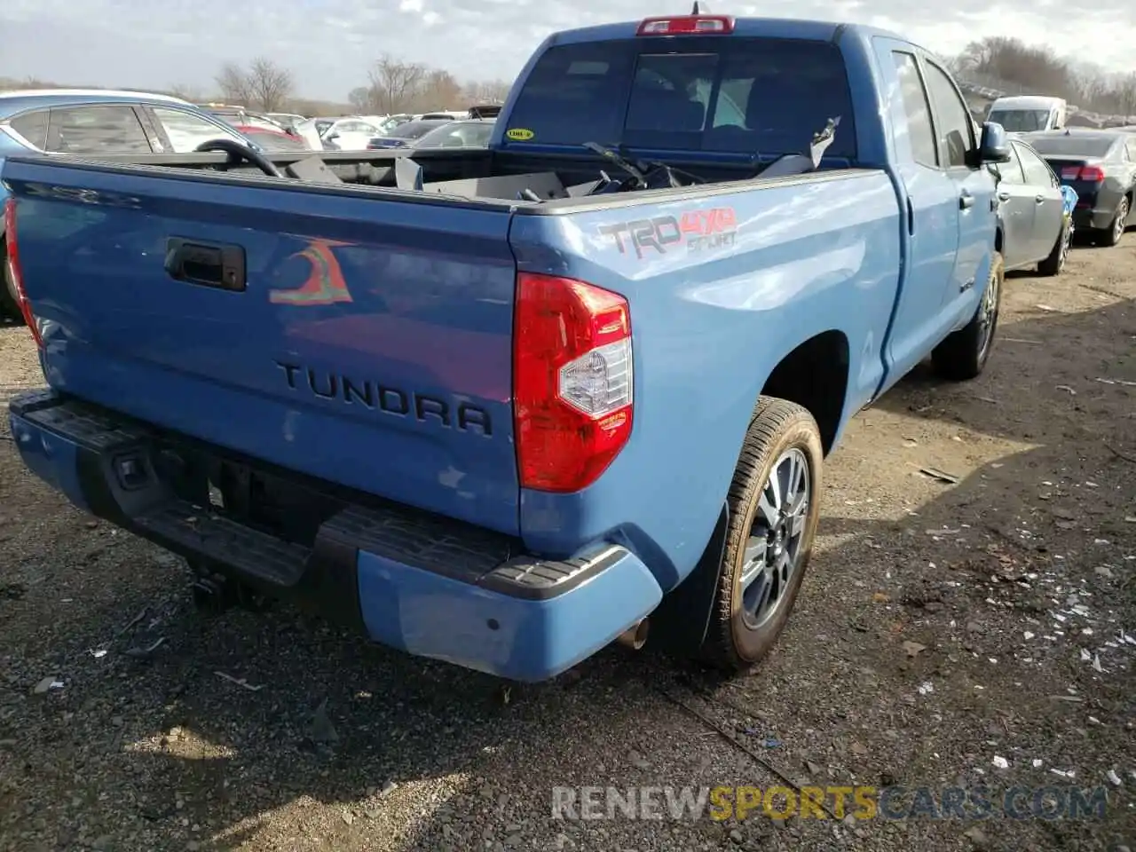 4 Фотография поврежденного автомобиля 5TFUY5F10MX988434 TOYOTA TUNDRA 2021