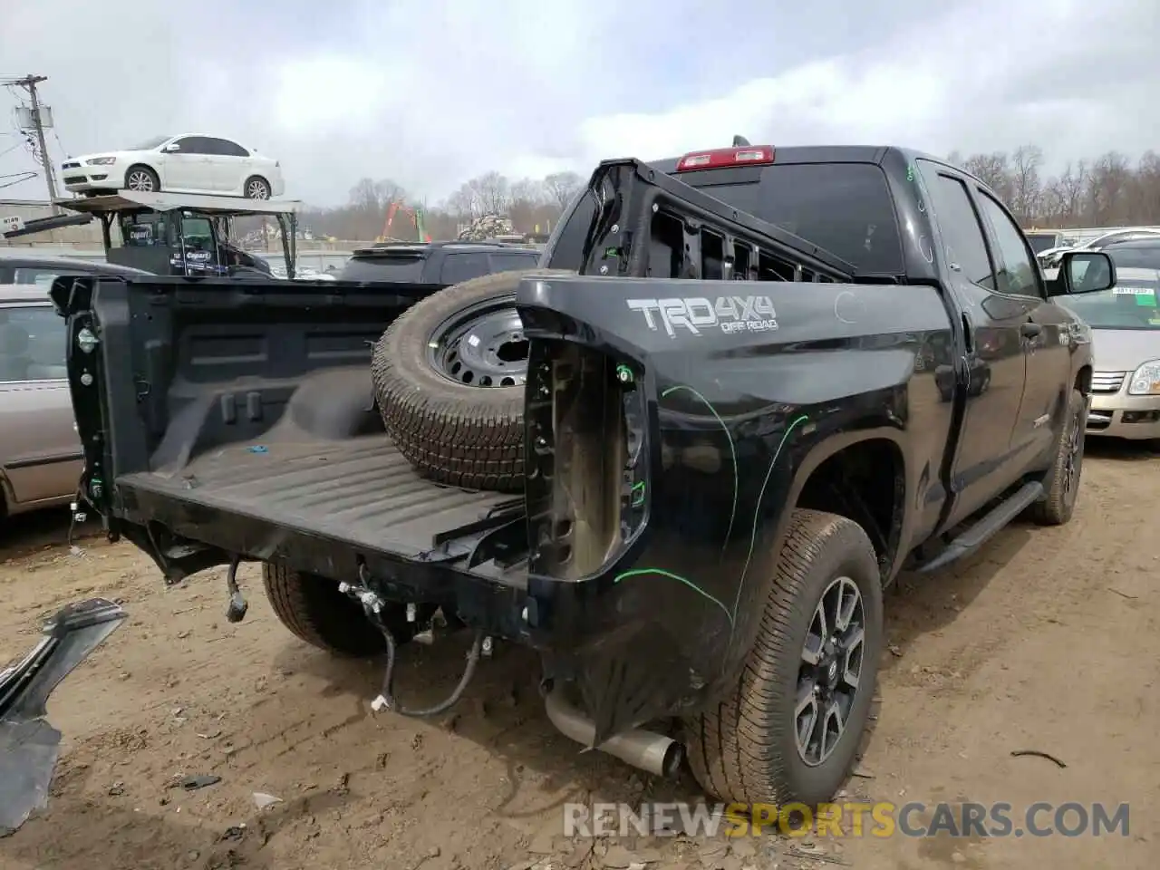 4 Photograph of a damaged car 5TFUY5F11MX020293 TOYOTA TUNDRA 2021