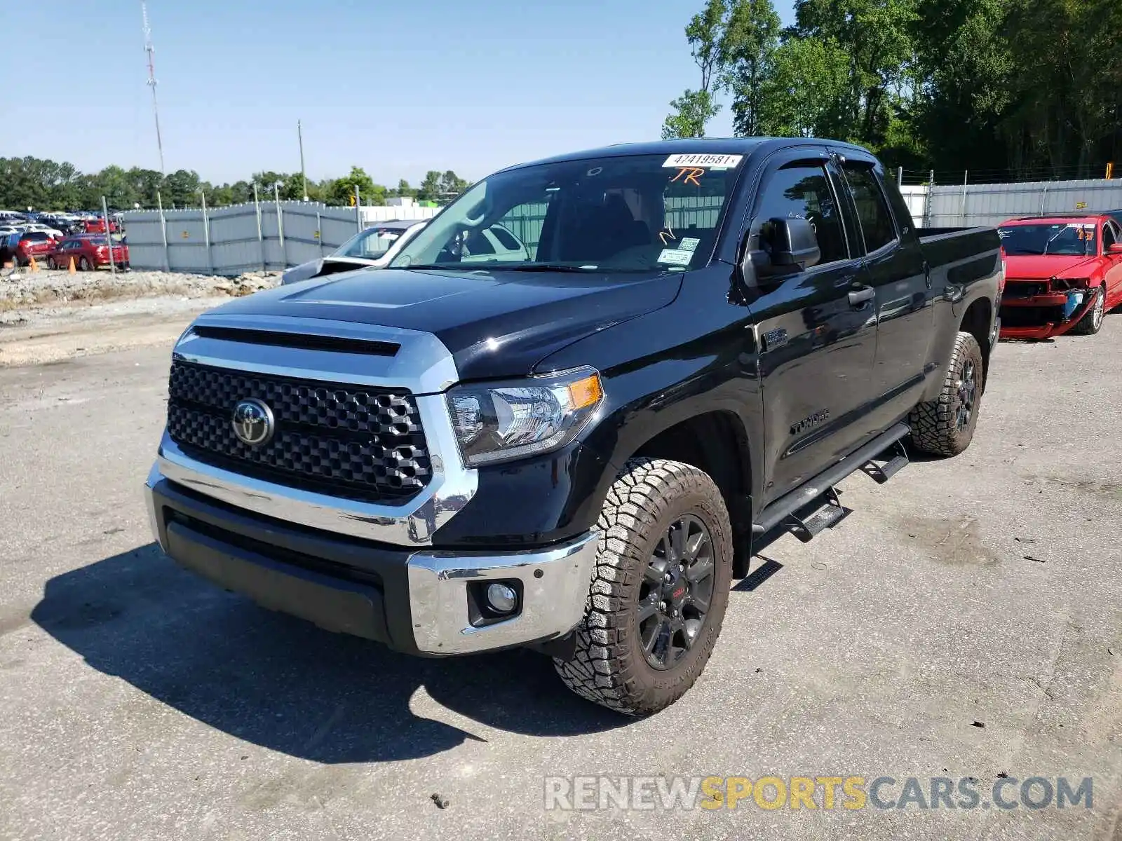 2 Photograph of a damaged car 5TFUY5F11MX993593 TOYOTA TUNDRA 2021