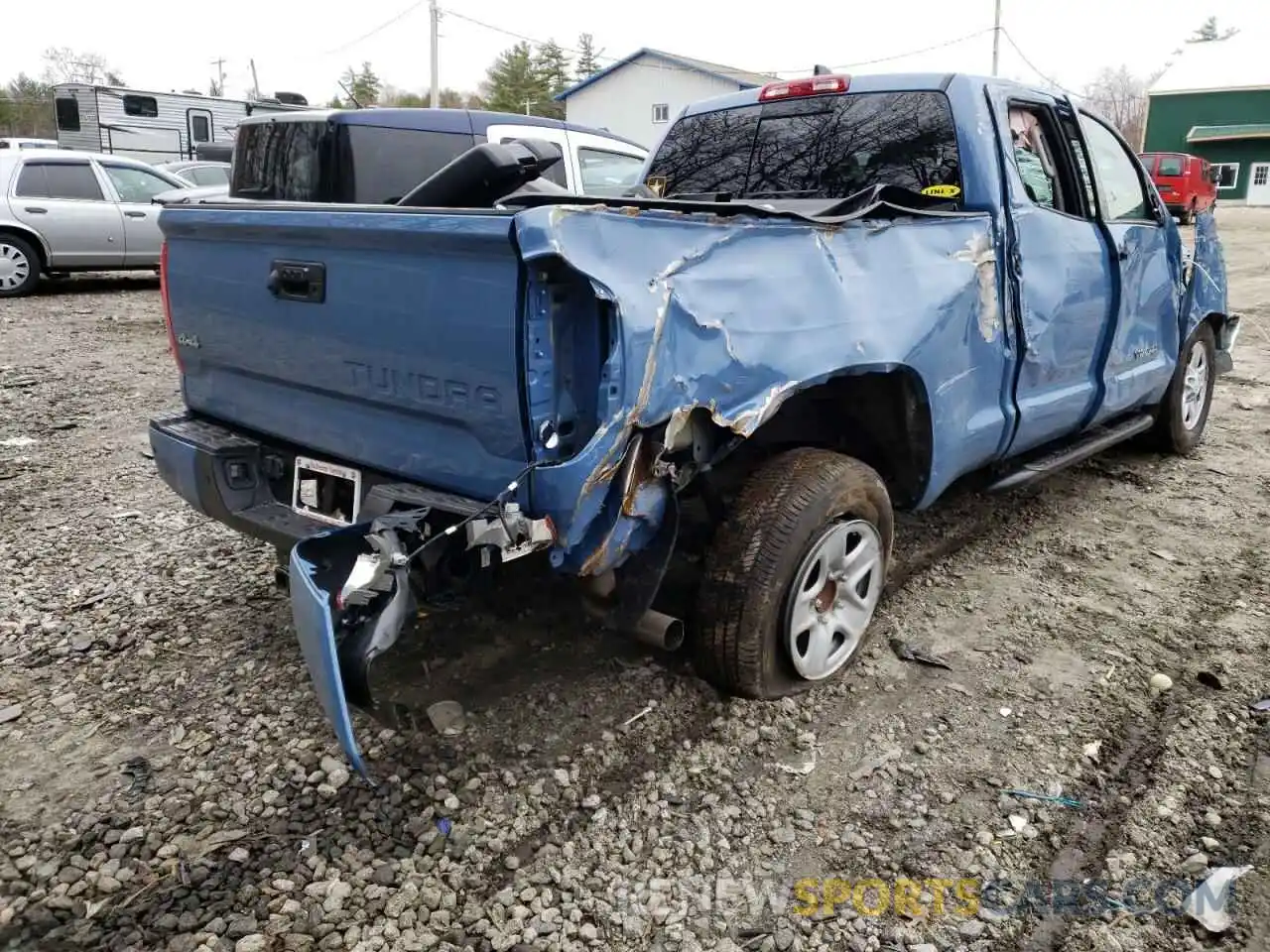 4 Photograph of a damaged car 5TFUY5F13MX023759 TOYOTA TUNDRA 2021