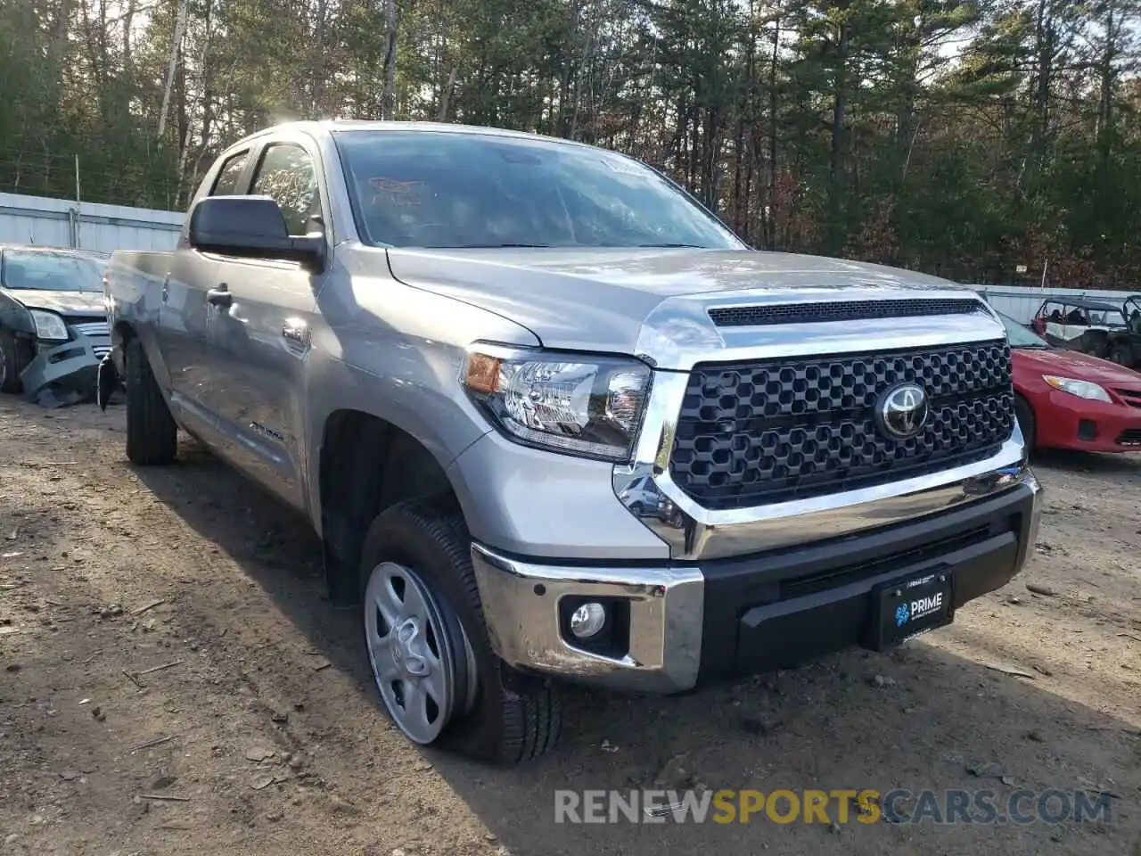 1 Photograph of a damaged car 5TFUY5F14MX044796 TOYOTA TUNDRA 2021