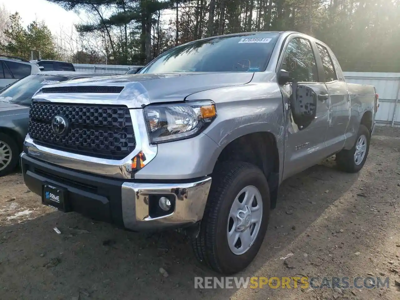 2 Photograph of a damaged car 5TFUY5F14MX044796 TOYOTA TUNDRA 2021