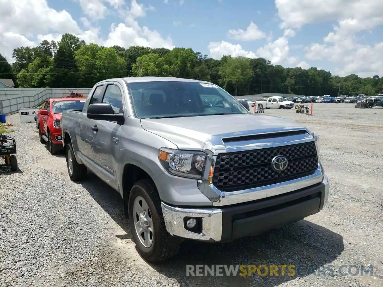 1 Photograph of a damaged car 5TFUY5F14MX976089 TOYOTA TUNDRA 2021