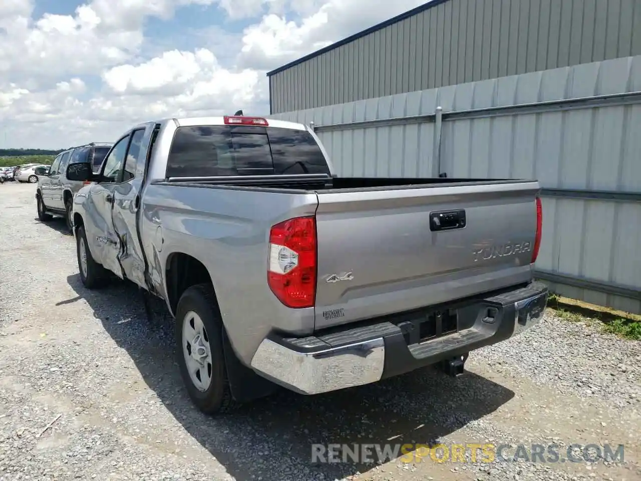 3 Photograph of a damaged car 5TFUY5F14MX976089 TOYOTA TUNDRA 2021