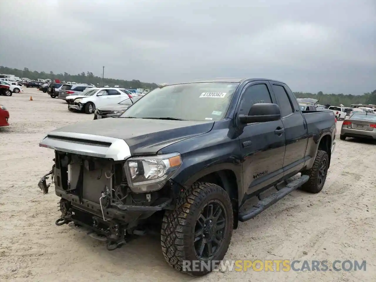 2 Photograph of a damaged car 5TFUY5F15MX956658 TOYOTA TUNDRA 2021