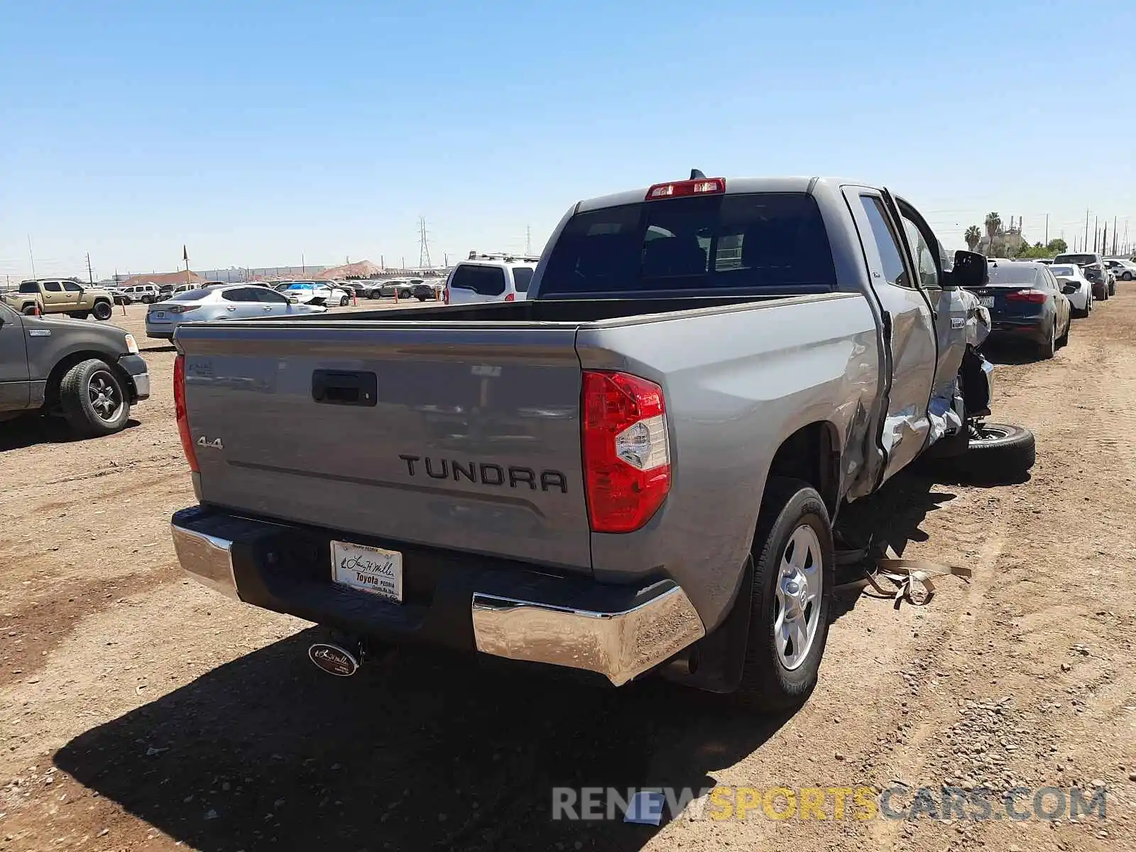 4 Photograph of a damaged car 5TFUY5F18MX012403 TOYOTA TUNDRA 2021