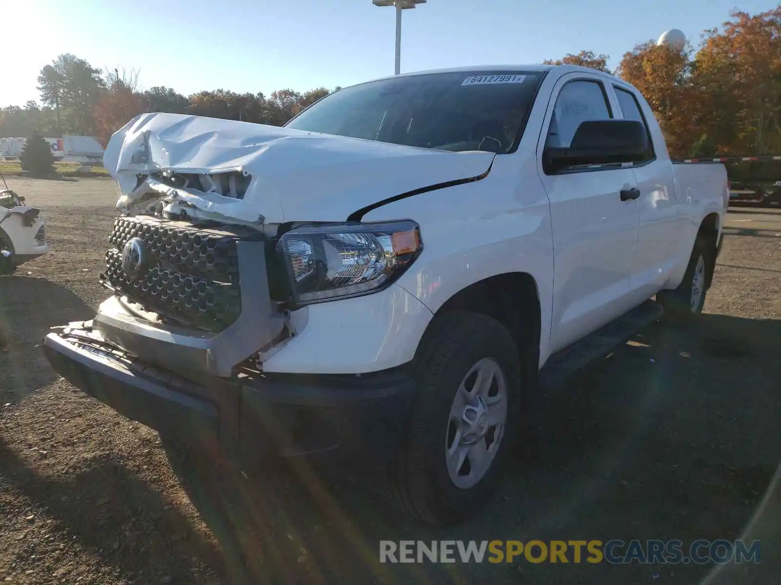 2 Photograph of a damaged car 5TFUY5F18MX957836 TOYOTA TUNDRA 2021