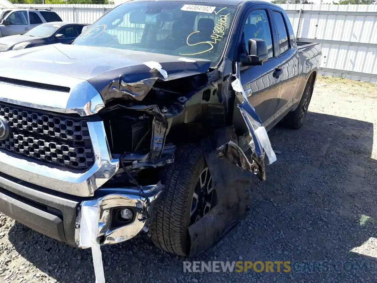 9 Photograph of a damaged car 5TFUY5F18MX994143 TOYOTA TUNDRA 2021