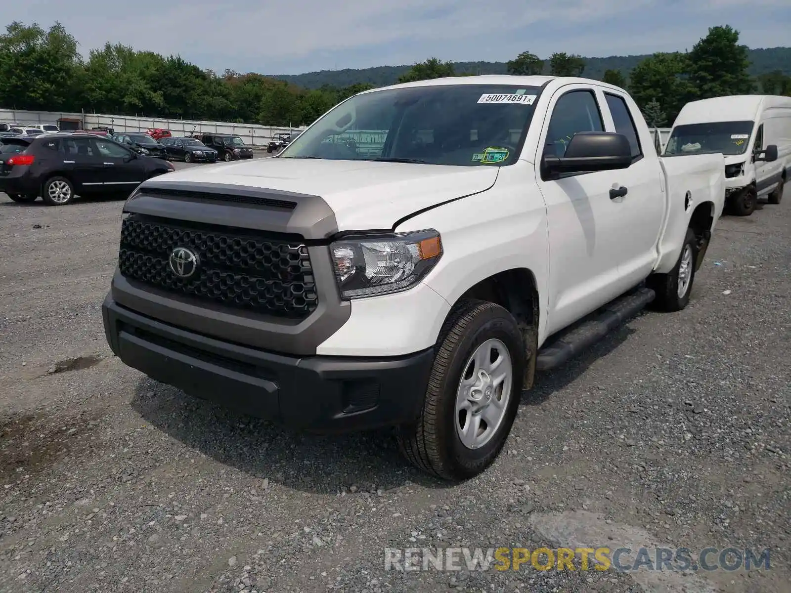 2 Photograph of a damaged car 5TFUY5F19MX964133 TOYOTA TUNDRA 2021