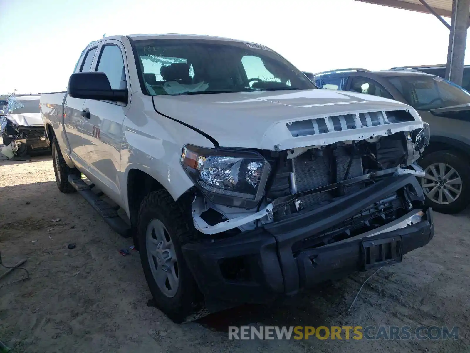 1 Photograph of a damaged car 5TFUY5F19MX966268 TOYOTA TUNDRA 2021