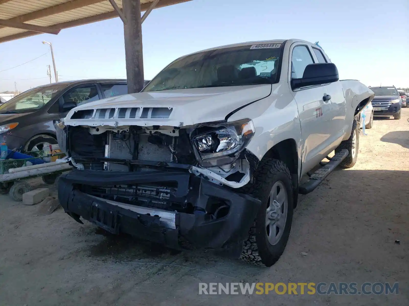 2 Photograph of a damaged car 5TFUY5F19MX966268 TOYOTA TUNDRA 2021