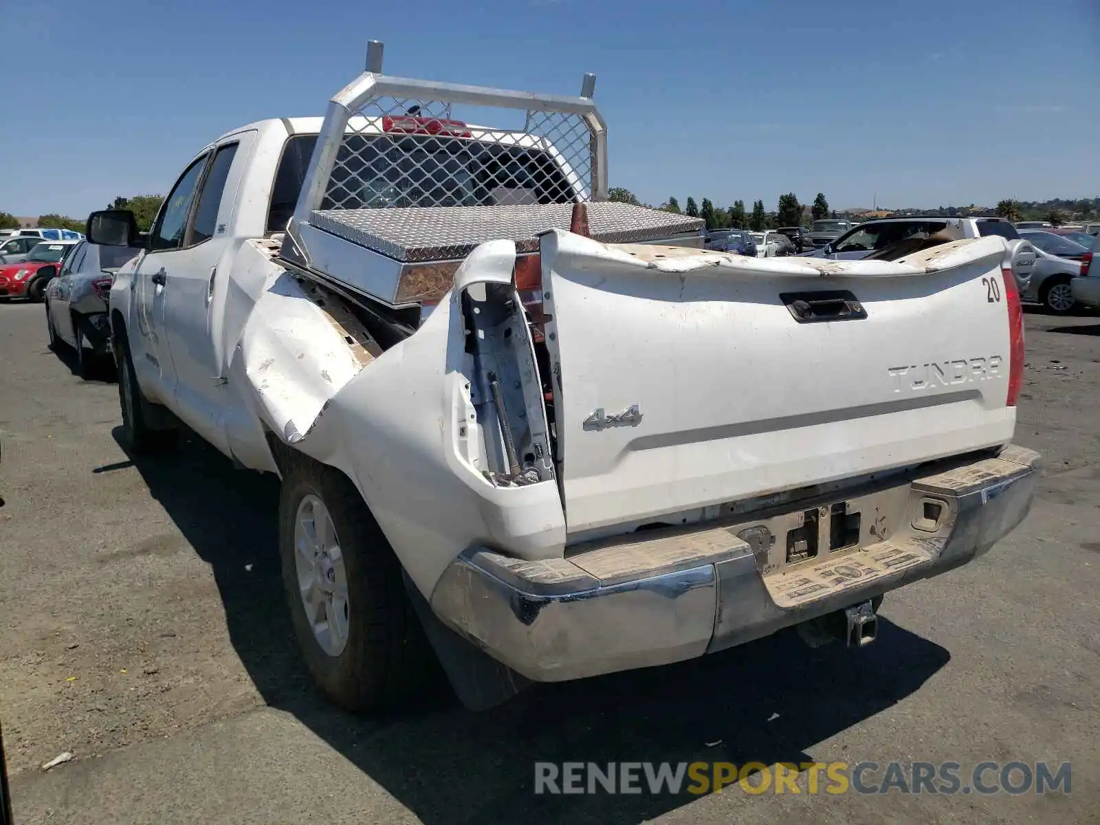 3 Photograph of a damaged car 5TFUY5F19MX971051 TOYOTA TUNDRA 2021