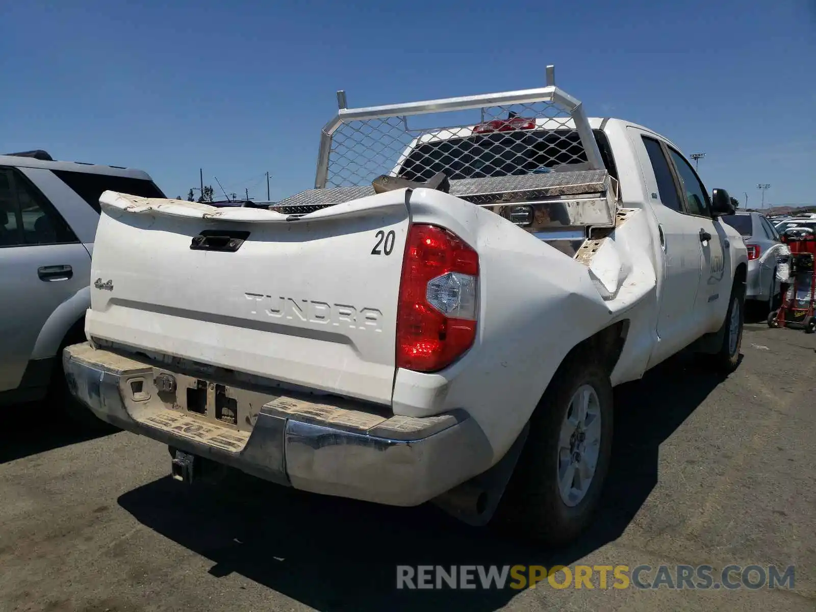 4 Photograph of a damaged car 5TFUY5F19MX971051 TOYOTA TUNDRA 2021