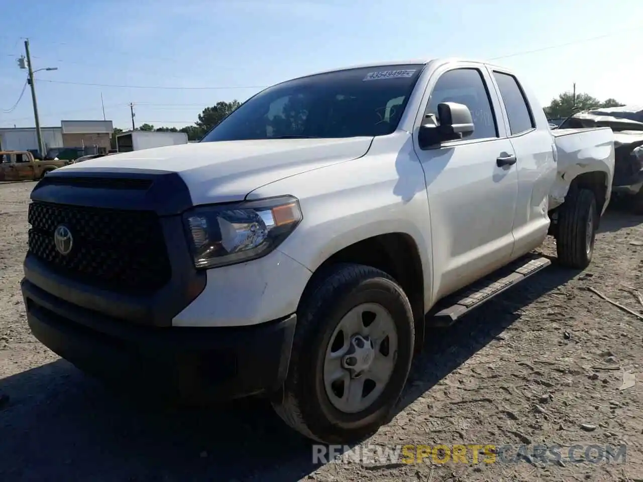 2 Photograph of a damaged car 5TFUY5F19MX999402 TOYOTA TUNDRA 2021