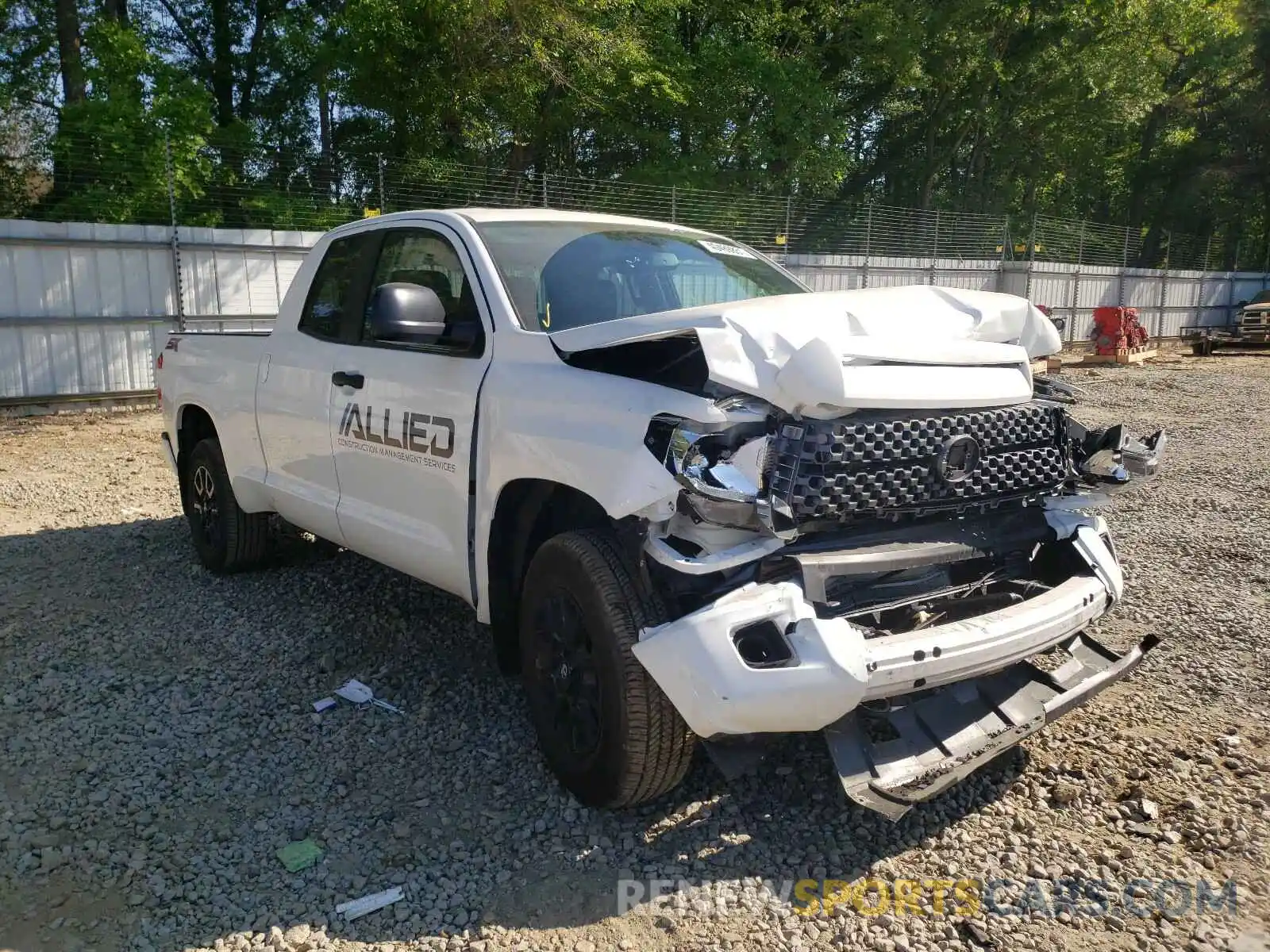 1 Photograph of a damaged car 5TFUY5F1XMX973200 TOYOTA TUNDRA 2021