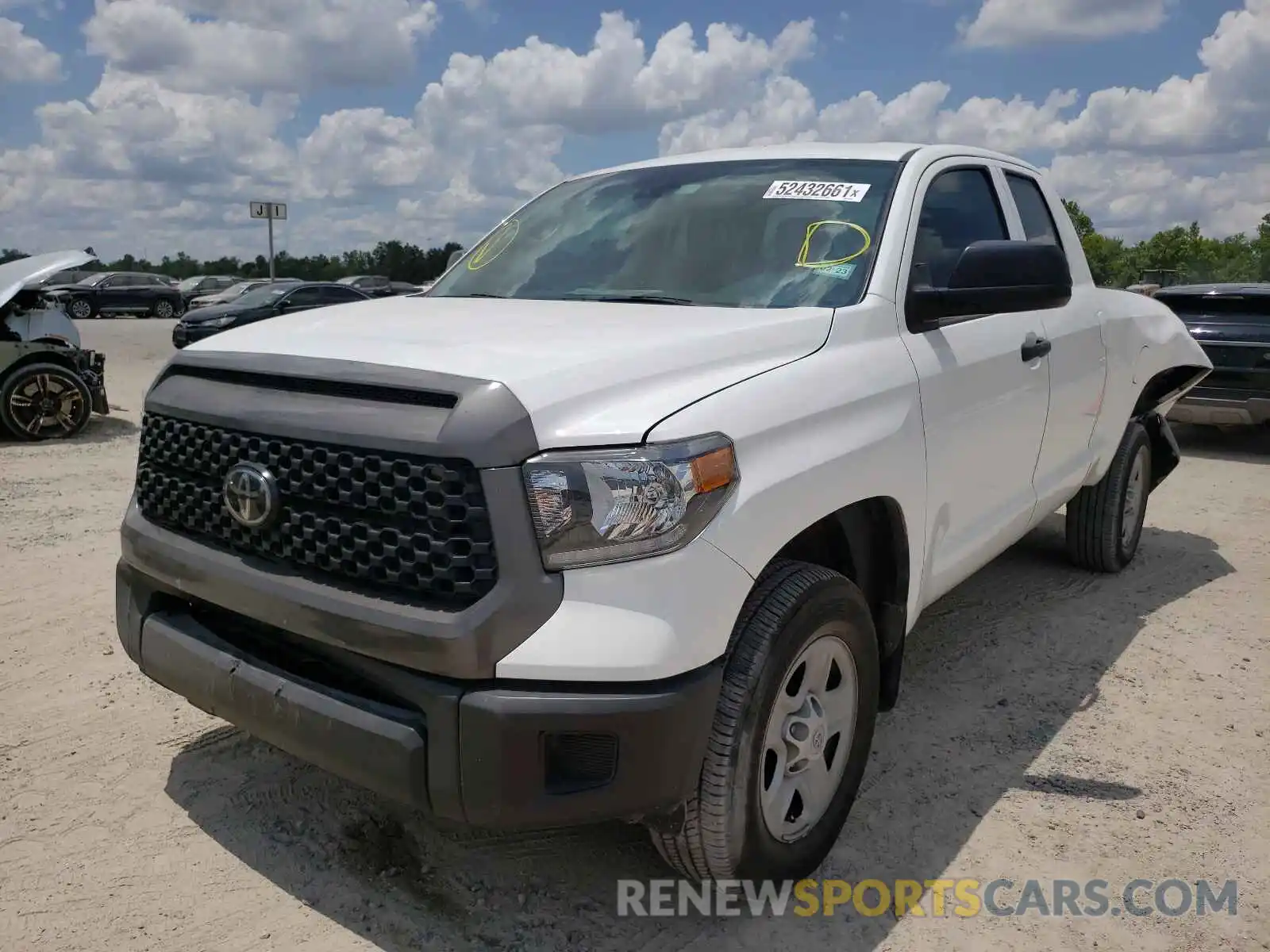 2 Photograph of a damaged car 5TFUY5F1XMX996718 TOYOTA TUNDRA 2021