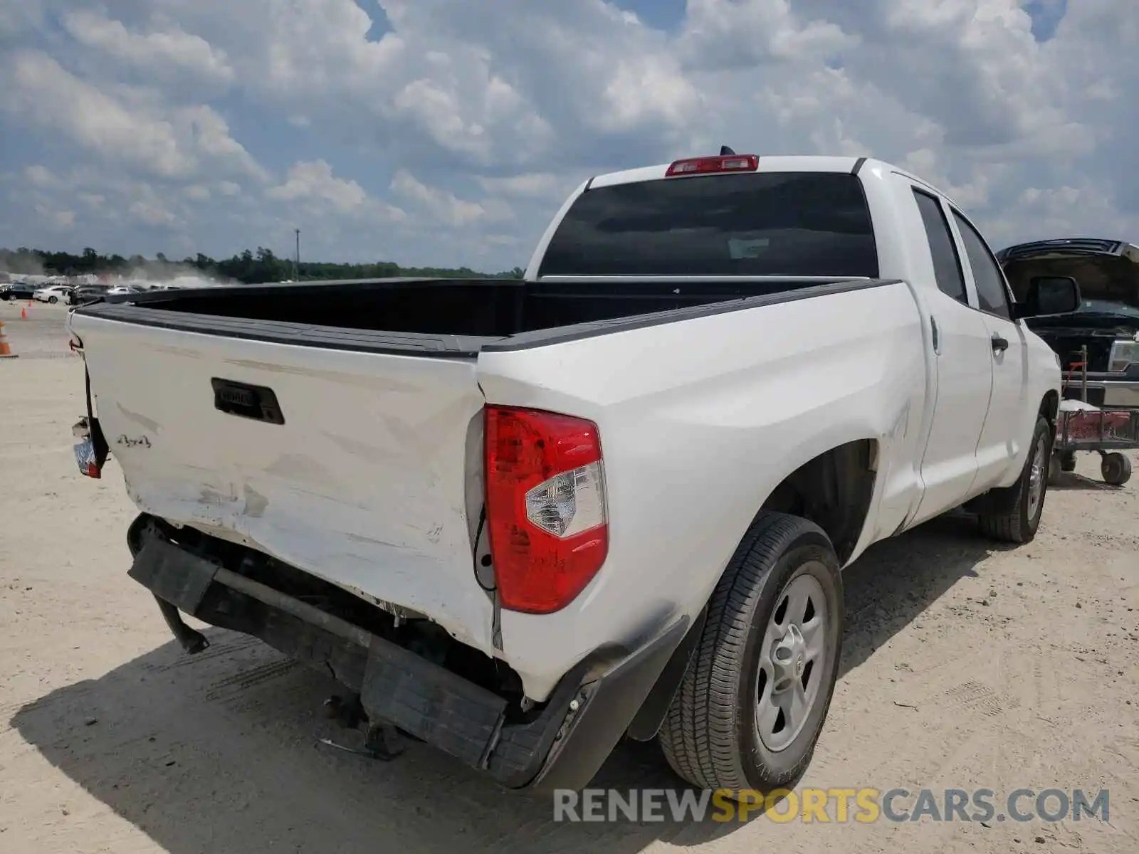 4 Photograph of a damaged car 5TFUY5F1XMX996718 TOYOTA TUNDRA 2021