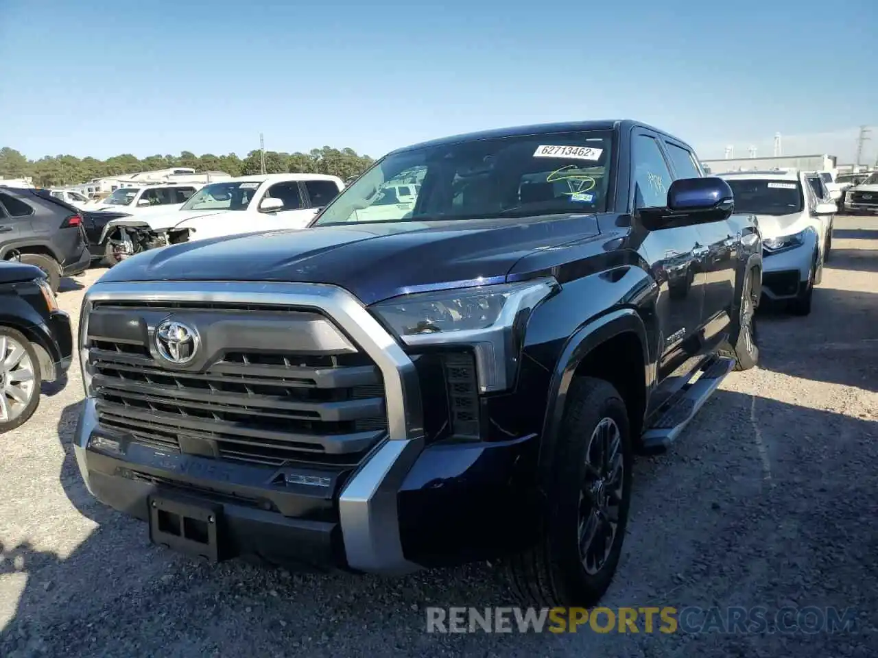 2 Photograph of a damaged car 5TFJA5AB1NX009268 TOYOTA TUNDRA 2022