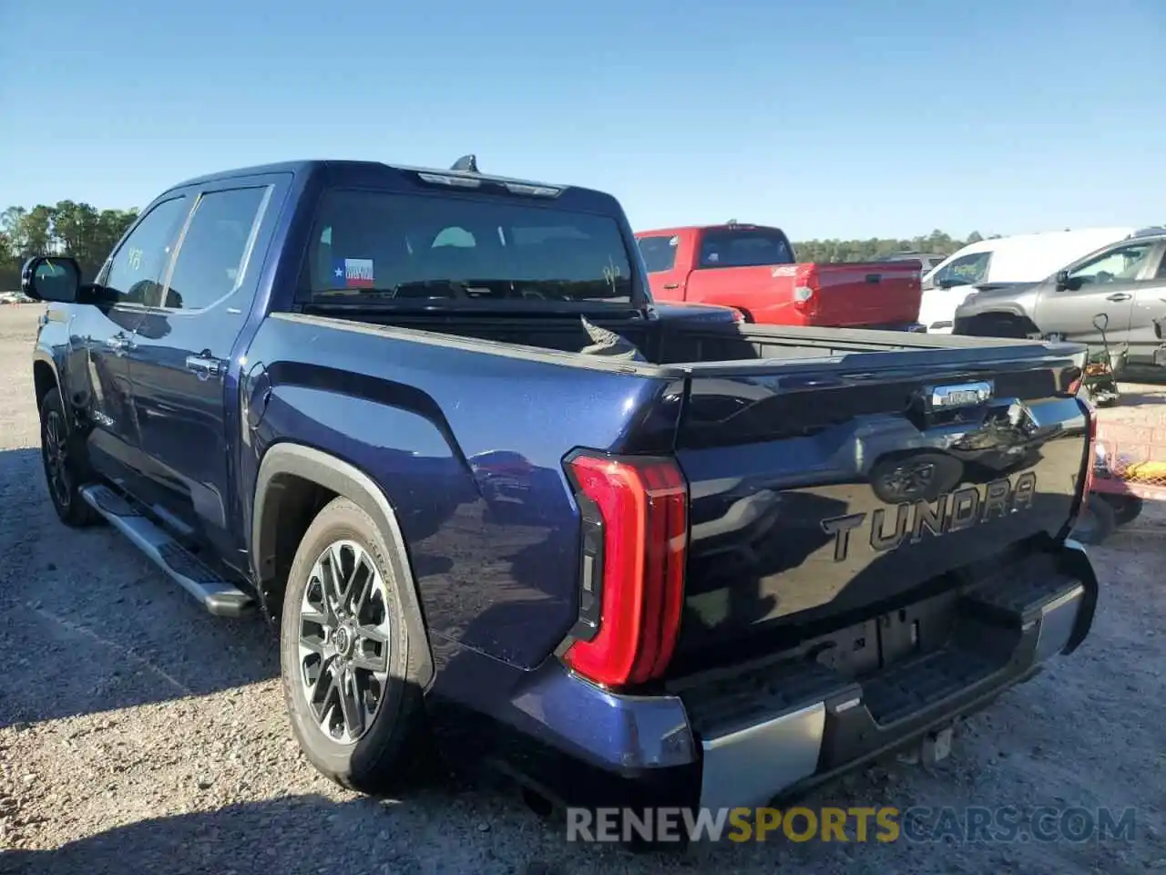 3 Photograph of a damaged car 5TFJA5AB1NX009268 TOYOTA TUNDRA 2022