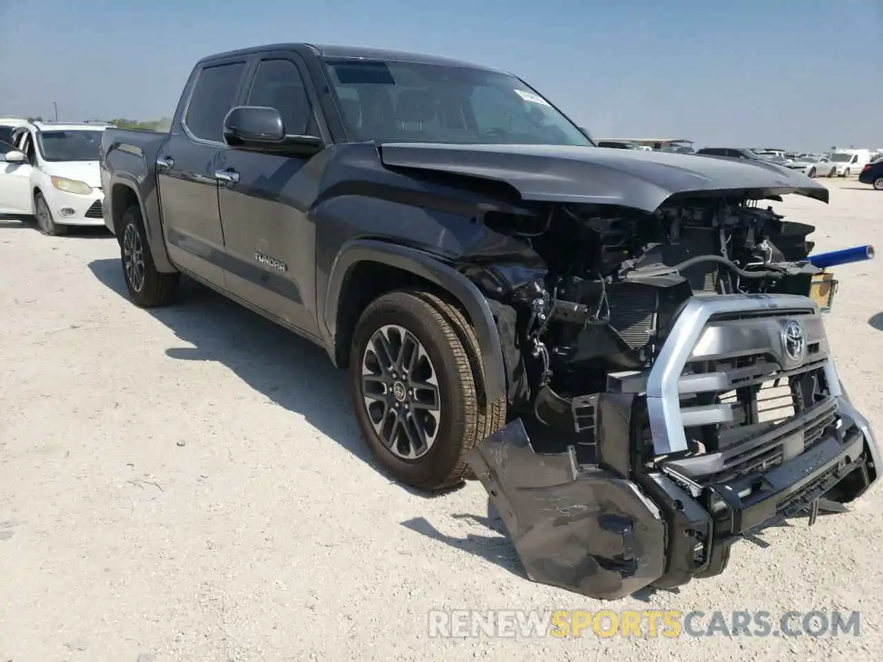 1 Photograph of a damaged car 5TFJA5AB6NX002042 TOYOTA TUNDRA 2022