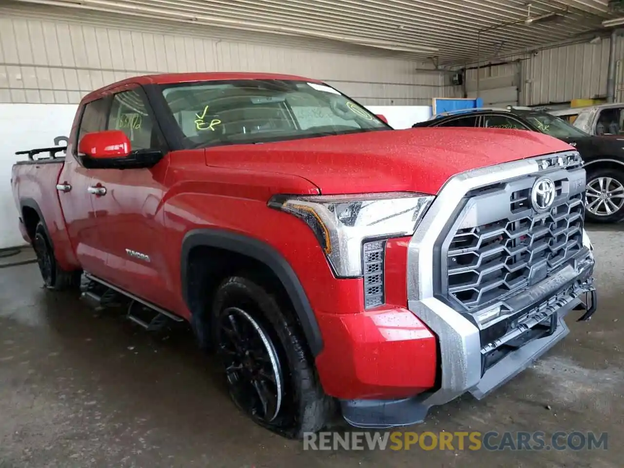 1 Photograph of a damaged car 5TFJA5DA5NX005548 TOYOTA TUNDRA 2022