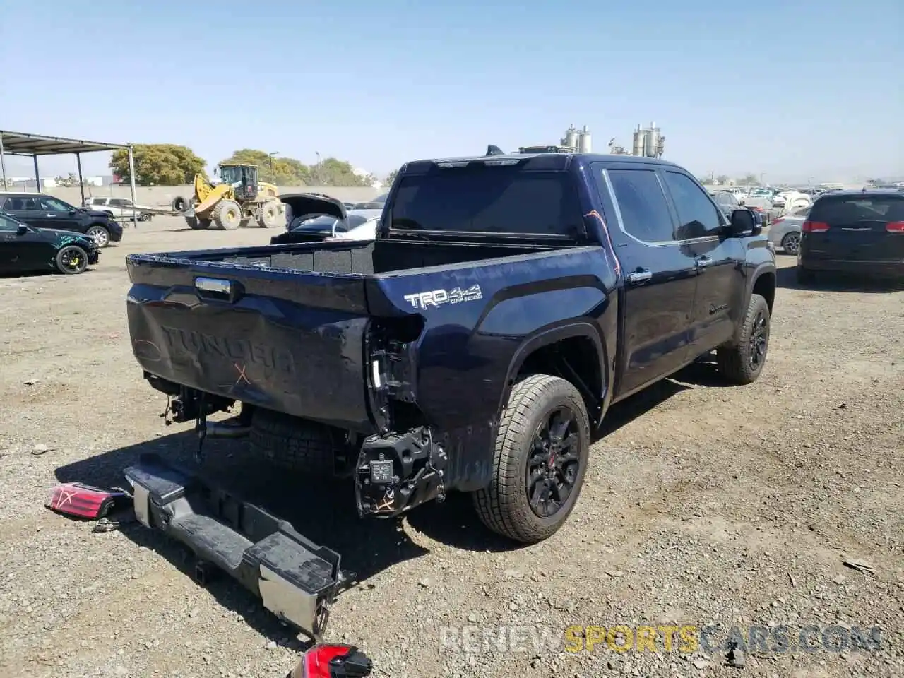 4 Photograph of a damaged car 5TFJA5DB1NX002669 TOYOTA TUNDRA 2022