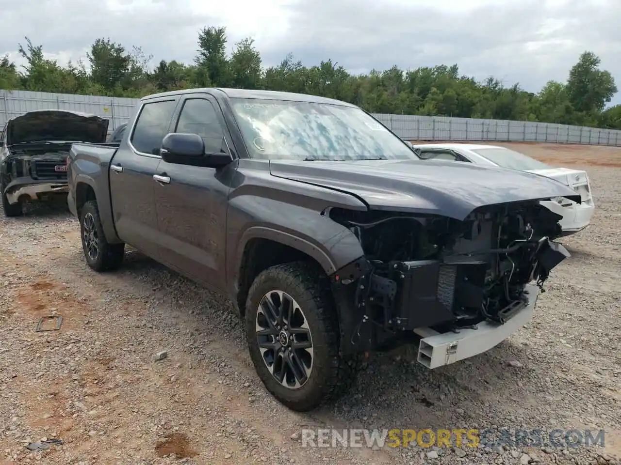 1 Photograph of a damaged car 5TFJA5DBXNX004615 TOYOTA TUNDRA 2022