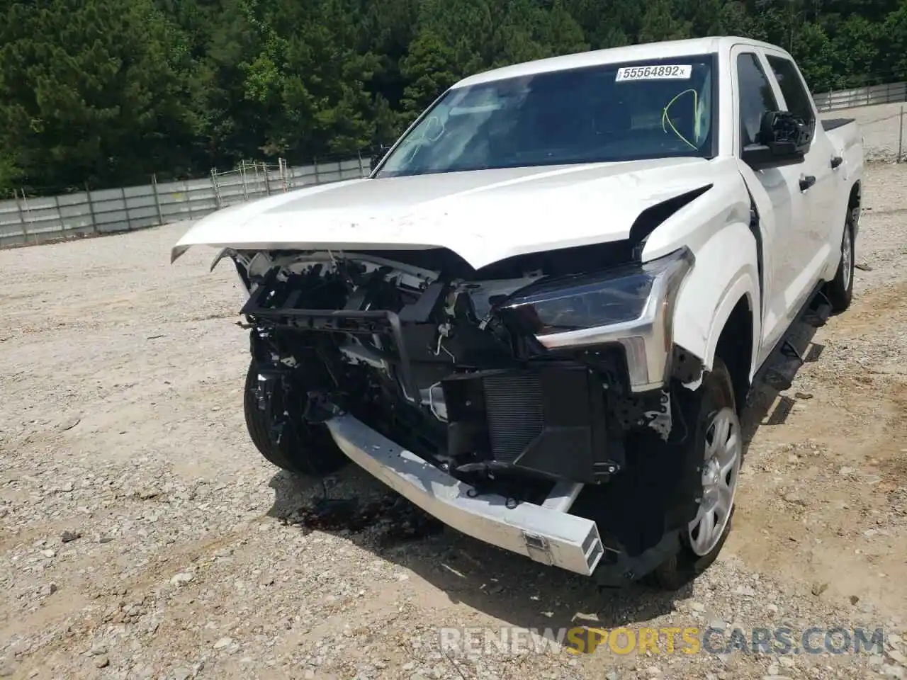 9 Photograph of a damaged car 5TFKB5AB7NX001810 TOYOTA TUNDRA 2022