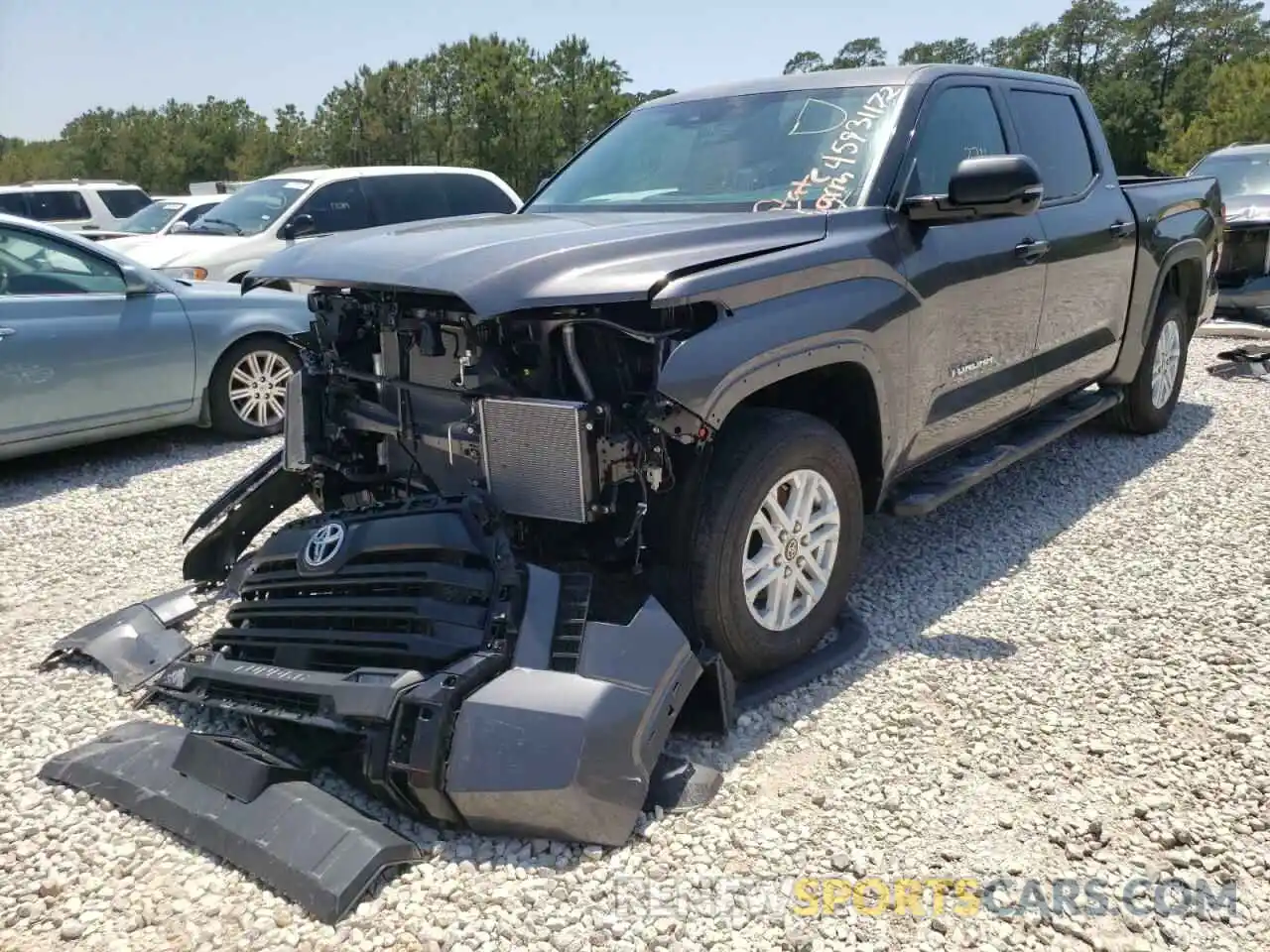 2 Photograph of a damaged car 5TFLA5AB2NX005352 TOYOTA TUNDRA 2022