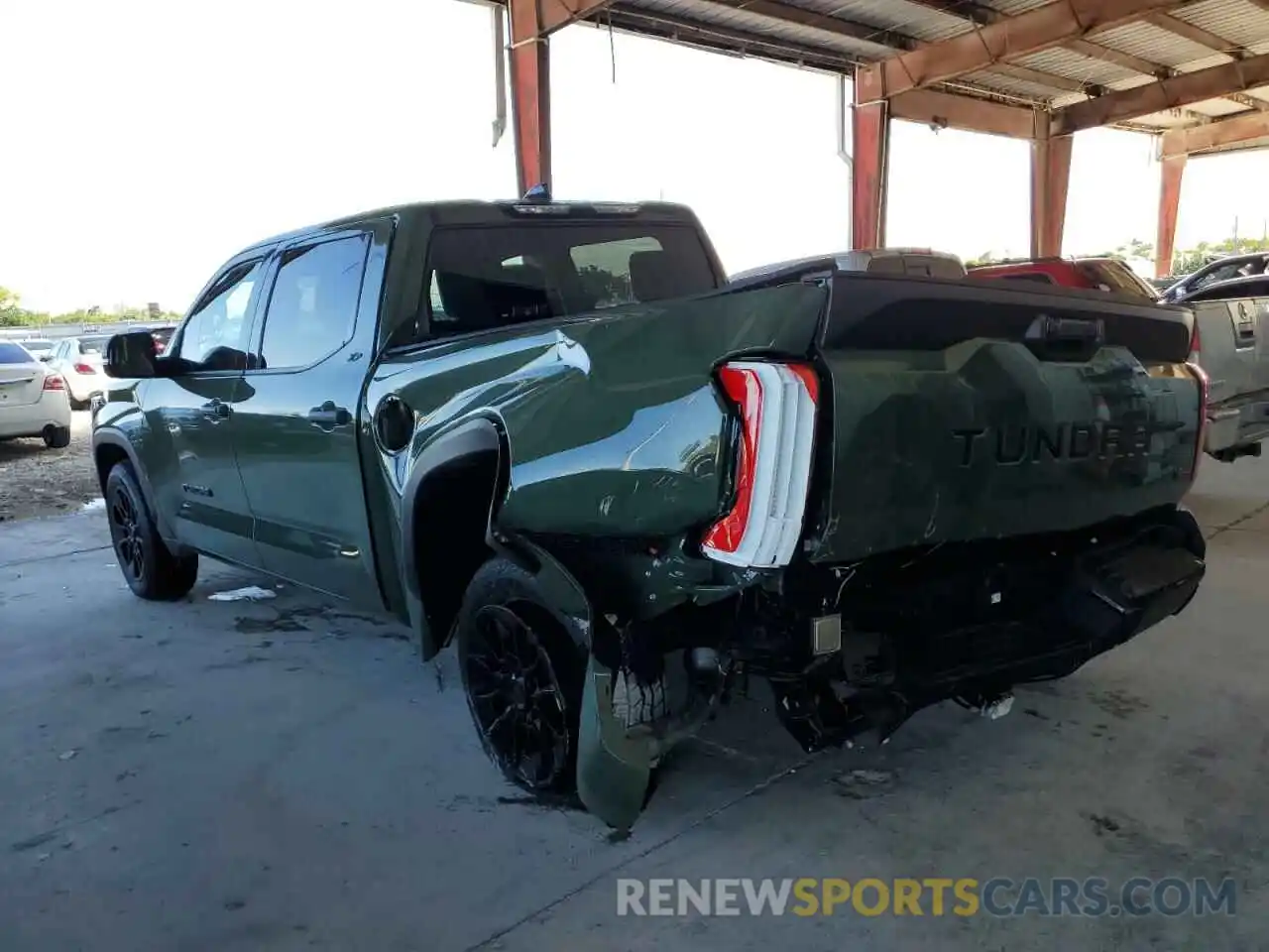 3 Photograph of a damaged car 5TFLA5AB6NX016791 TOYOTA TUNDRA 2022