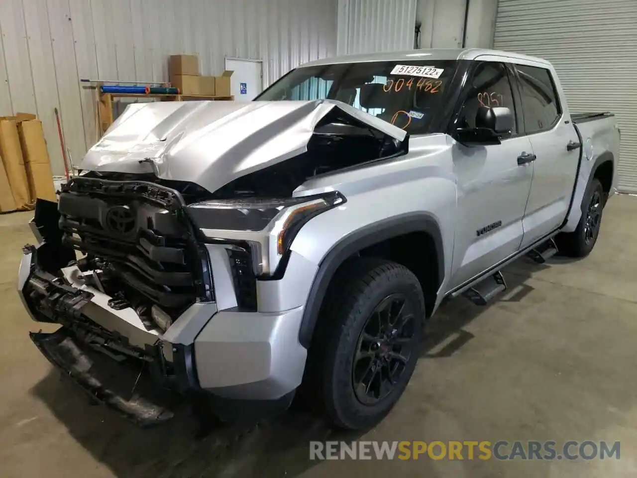 2 Photograph of a damaged car 5TFLA5ABXNX004482 TOYOTA TUNDRA 2022