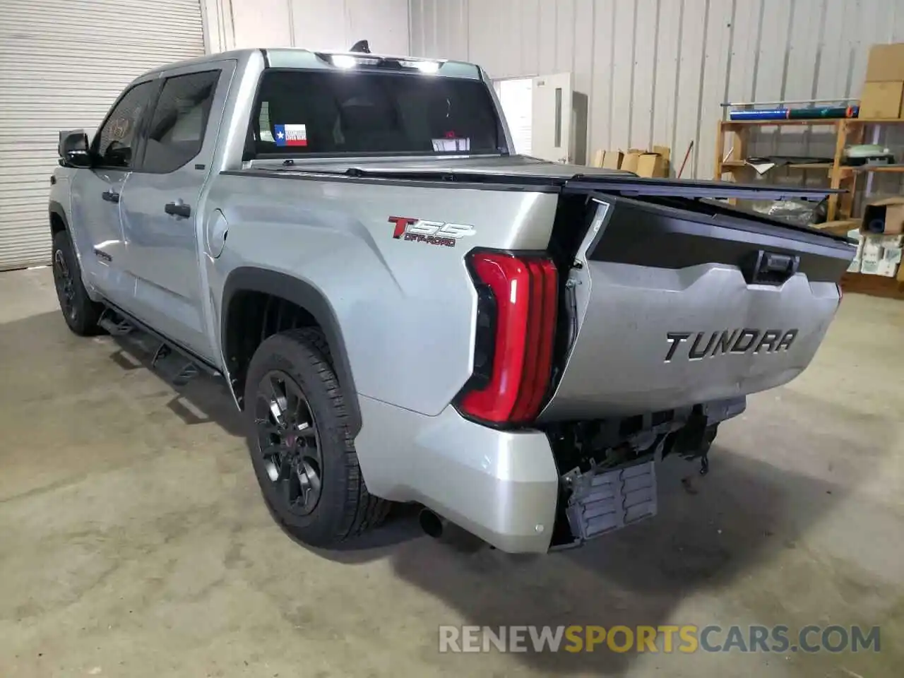 3 Photograph of a damaged car 5TFLA5ABXNX004482 TOYOTA TUNDRA 2022