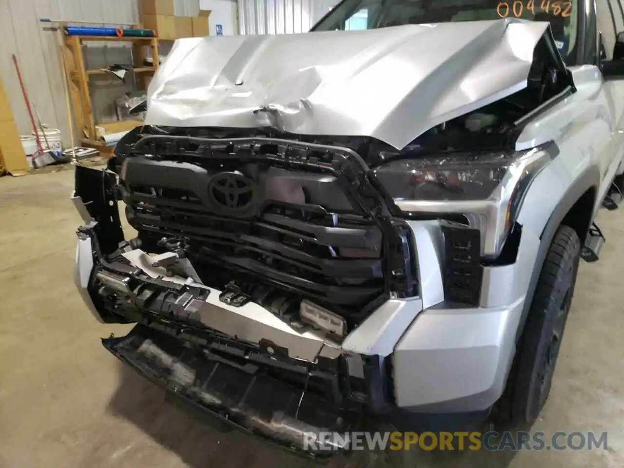 9 Photograph of a damaged car 5TFLA5ABXNX004482 TOYOTA TUNDRA 2022