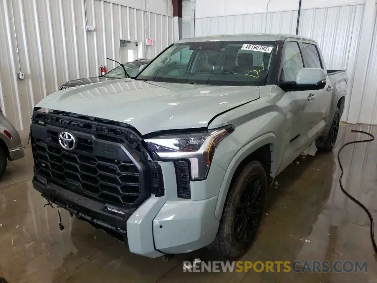 2 Photograph of a damaged car 5TFLA5DB0NX006477 TOYOTA TUNDRA 2022