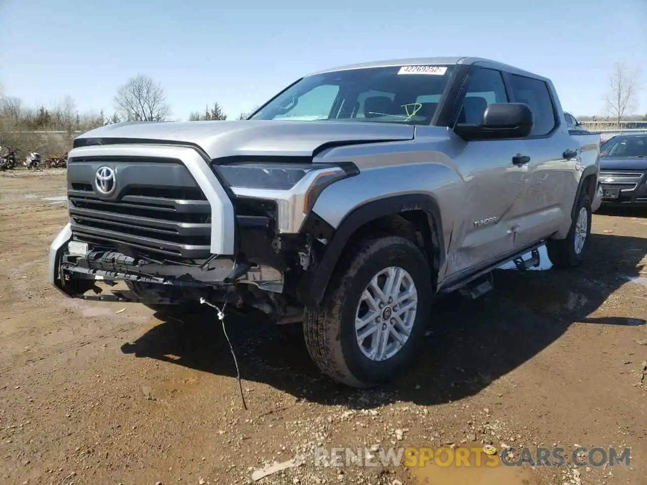 2 Photograph of a damaged car 5TFLA5DB1NX005872 TOYOTA TUNDRA 2022