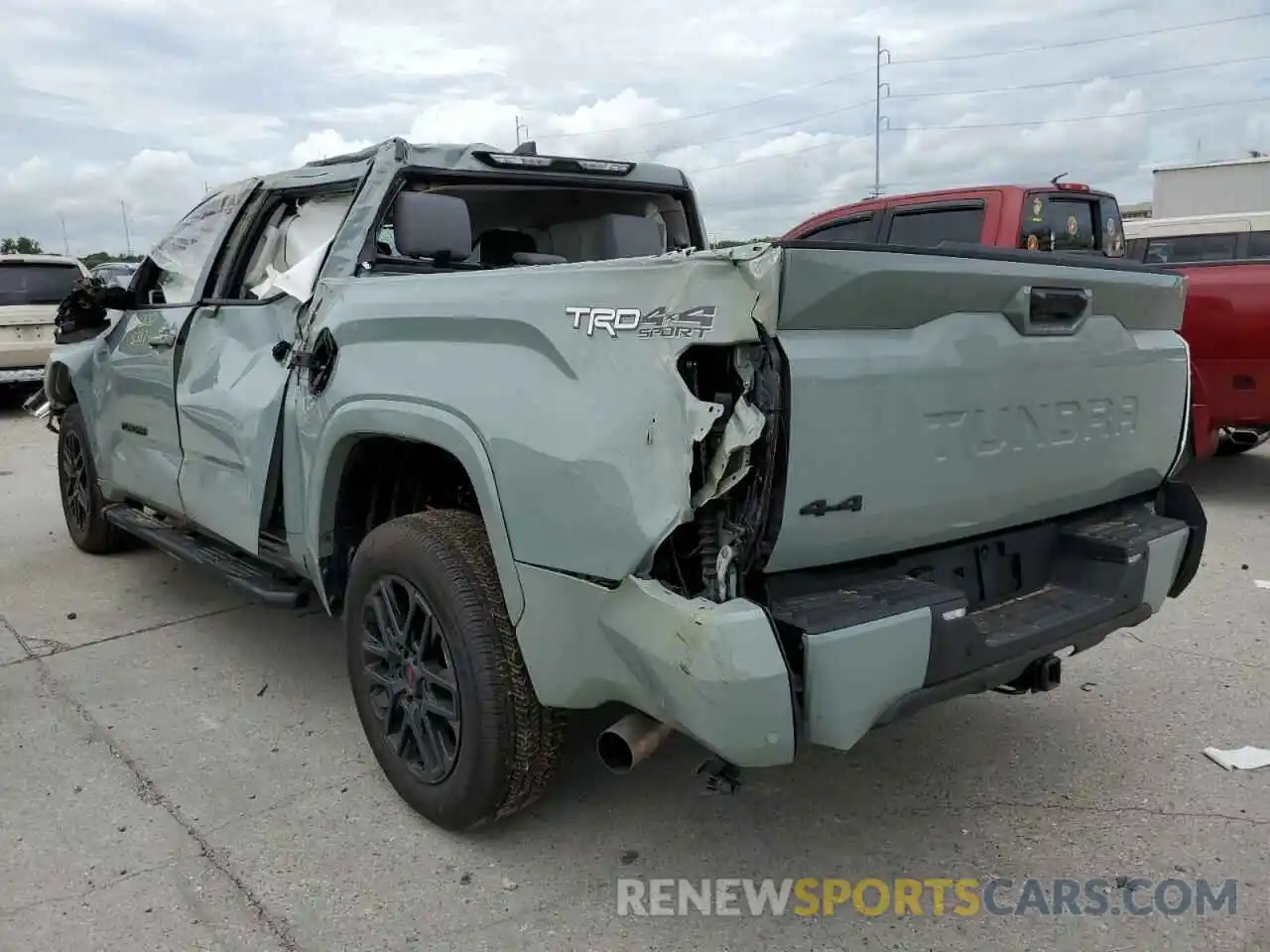 3 Photograph of a damaged car 5TFLA5DB1NX026687 TOYOTA TUNDRA 2022