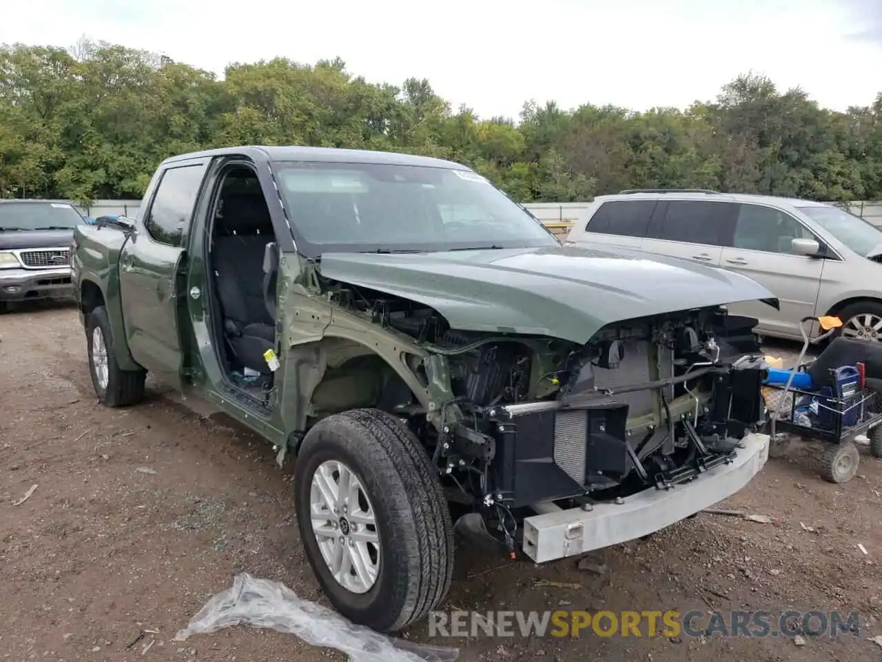 1 Photograph of a damaged car 5TFLA5DB4NX001881 TOYOTA TUNDRA 2022