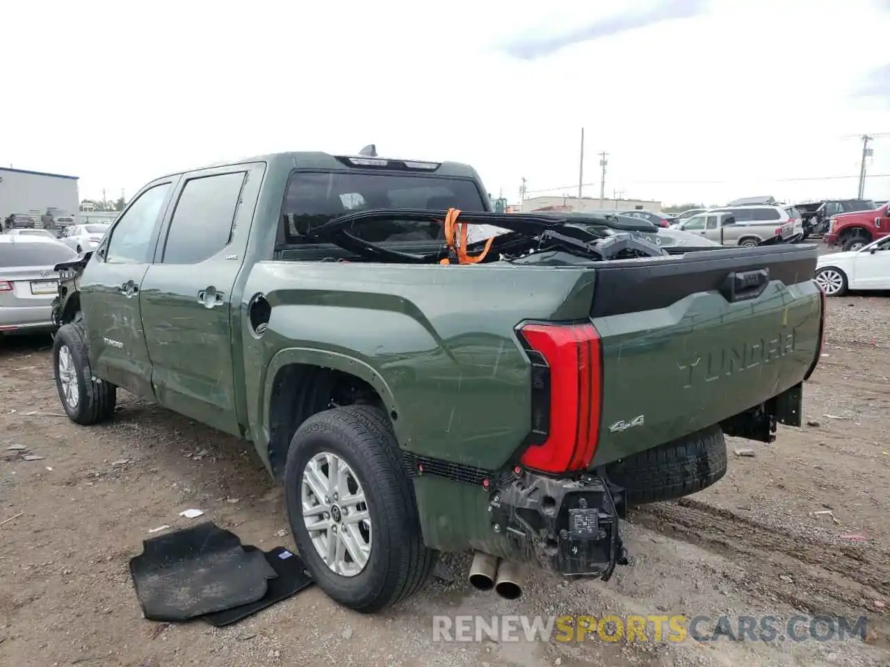 3 Photograph of a damaged car 5TFLA5DB4NX001881 TOYOTA TUNDRA 2022