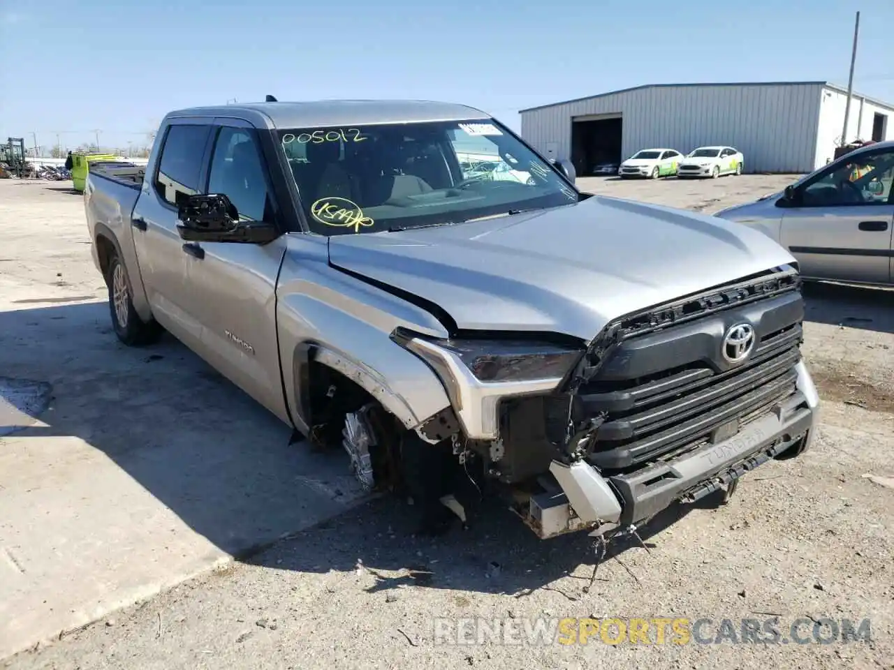 1 Photograph of a damaged car 5TFLA5DB6NX005012 TOYOTA TUNDRA 2022