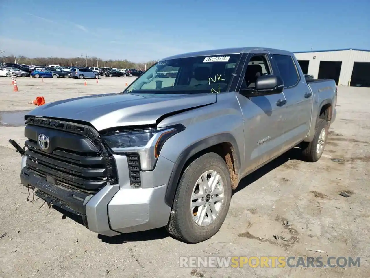 2 Photograph of a damaged car 5TFLA5DB6NX005012 TOYOTA TUNDRA 2022