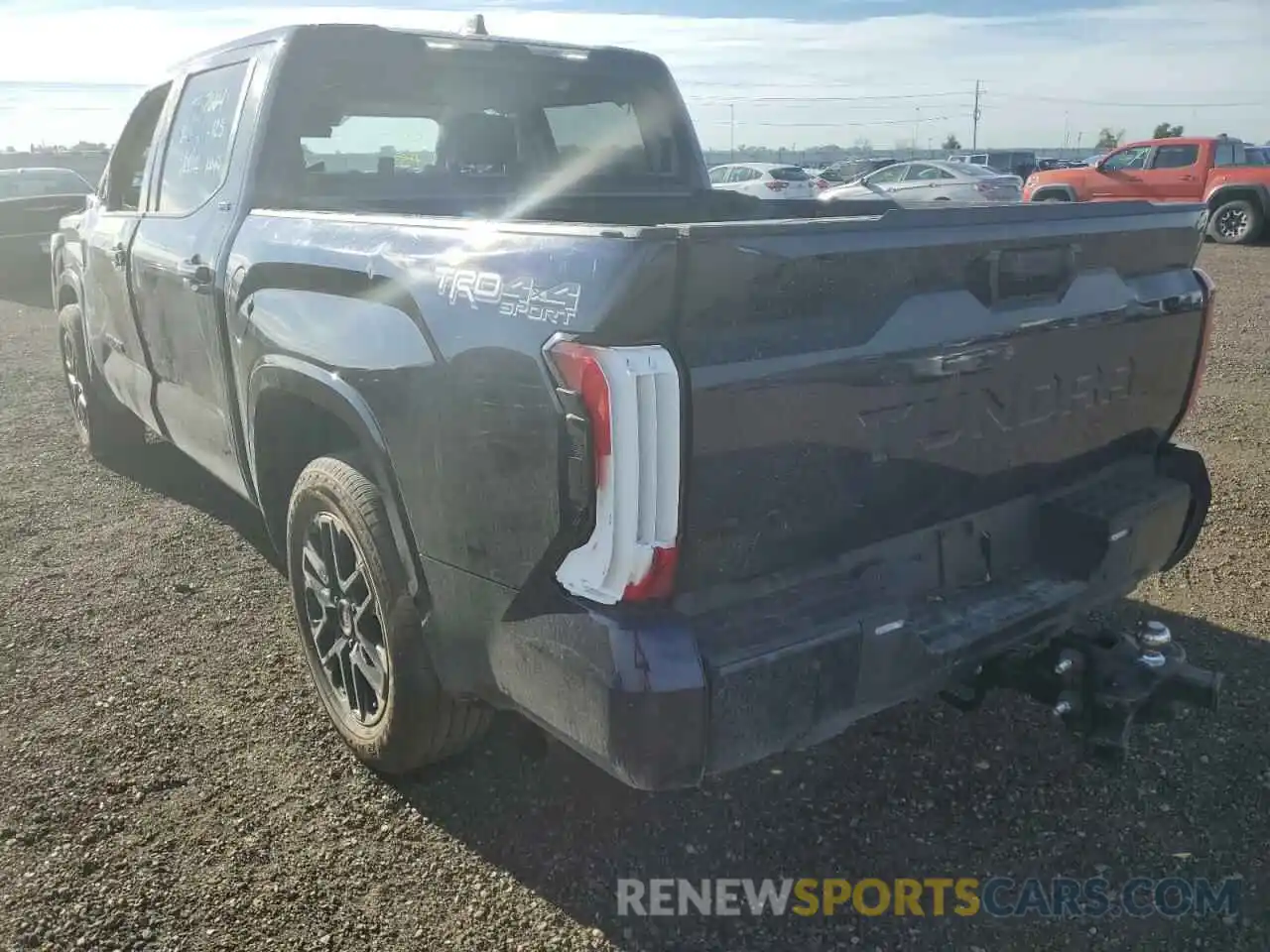 3 Photograph of a damaged car 5TFLA5DB8NX002483 TOYOTA TUNDRA 2022