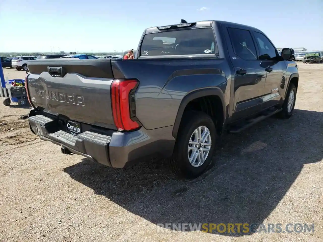 4 Photograph of a damaged car 5TFLA5DB8NX027075 TOYOTA TUNDRA 2022