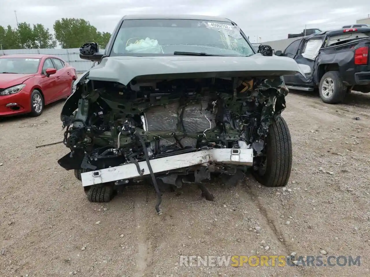 9 Photograph of a damaged car 5TFLA5DBXNX001724 TOYOTA TUNDRA 2022